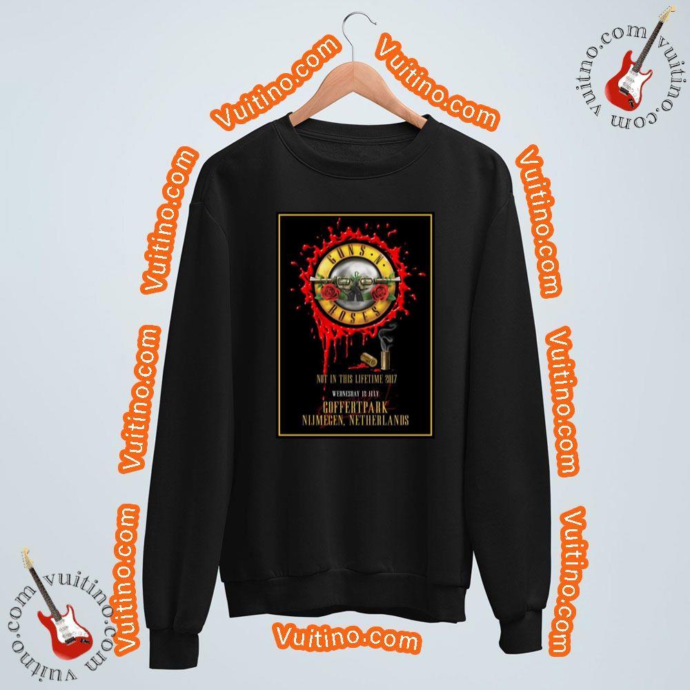 Art Guns N Roses goffertpark Nijmegen July 12 2017 Shirt